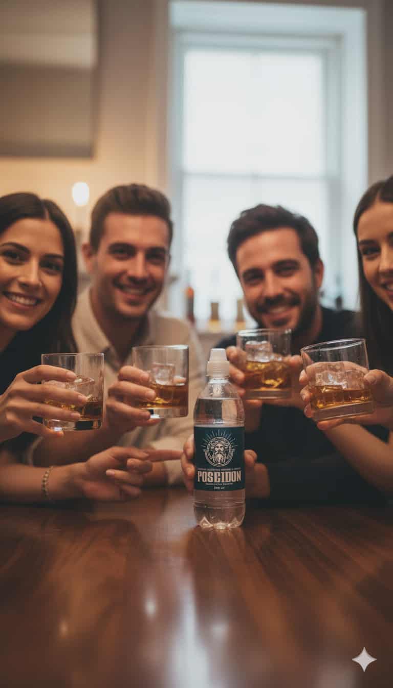 Poseidon water enjoyed with some friends